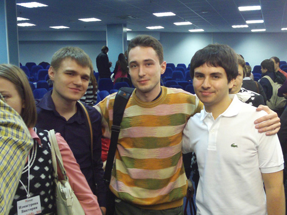 Слева направо: Евгений Смирнов, Дмитрий Науменко и Юсуф Губайдуллин